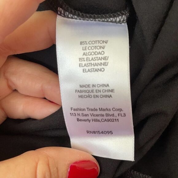 NWT Bisou Bisou The Heidi Black Stretchy Bodycon Cutout Long Sleeve Dress Sz S - Picture 9 of 11